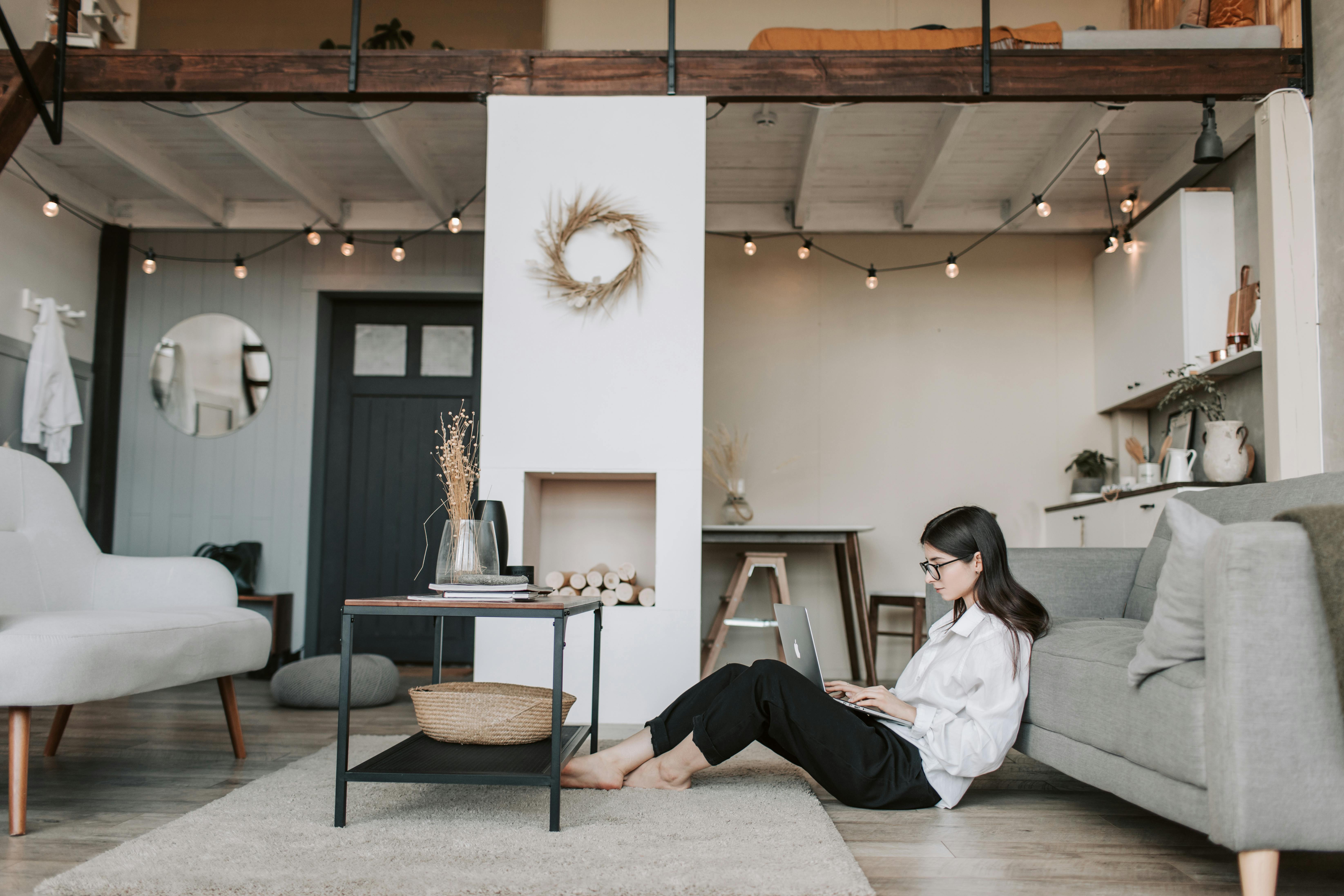 Woman homeowner